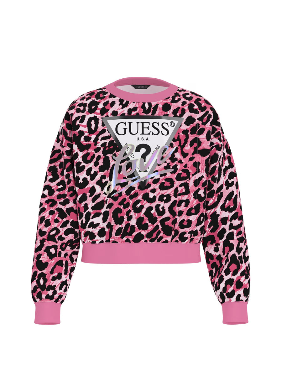 Sweat-shirt Rosa para Menina - GUESS