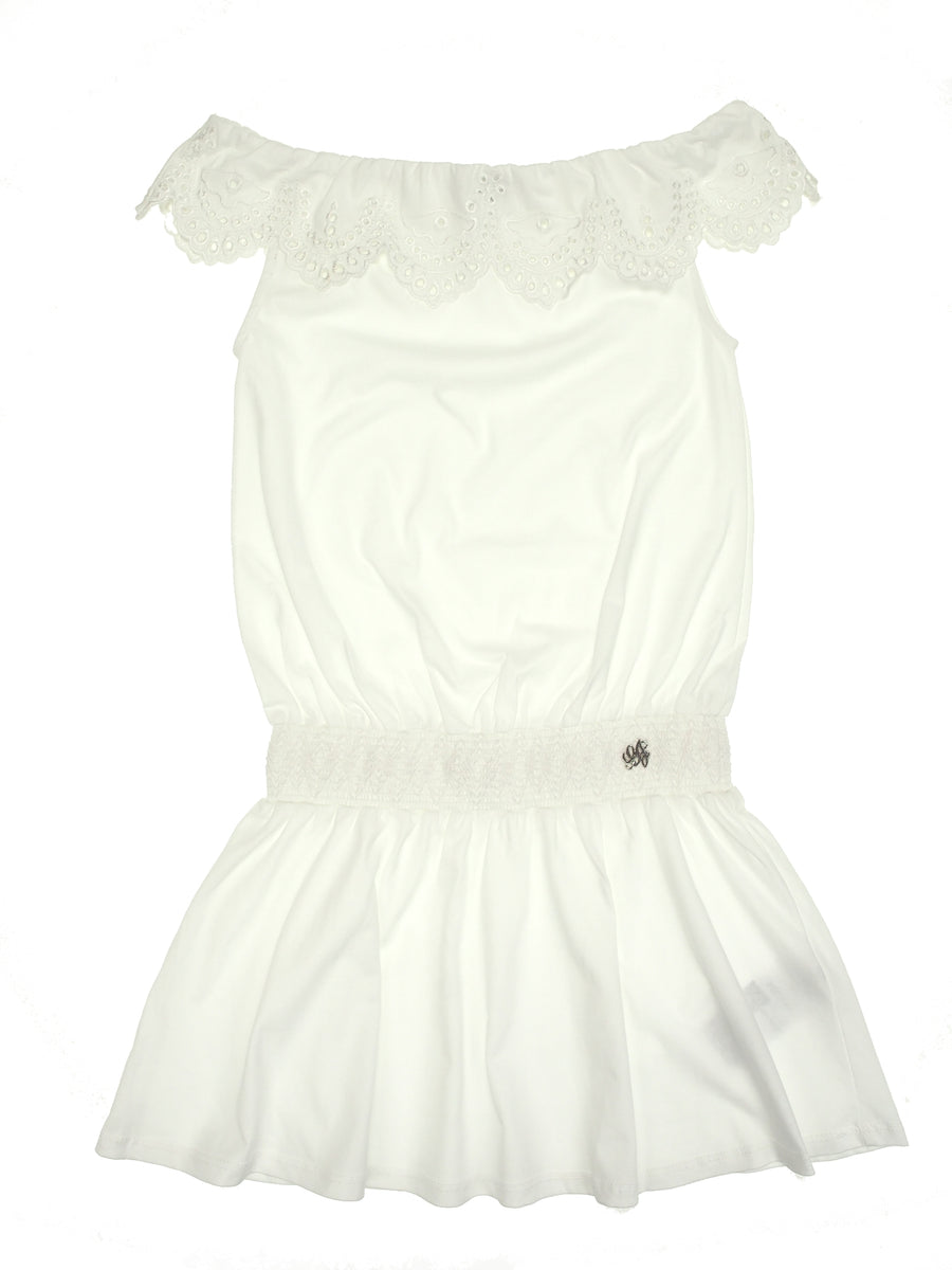 Vestido Branco para Menina - GUESS