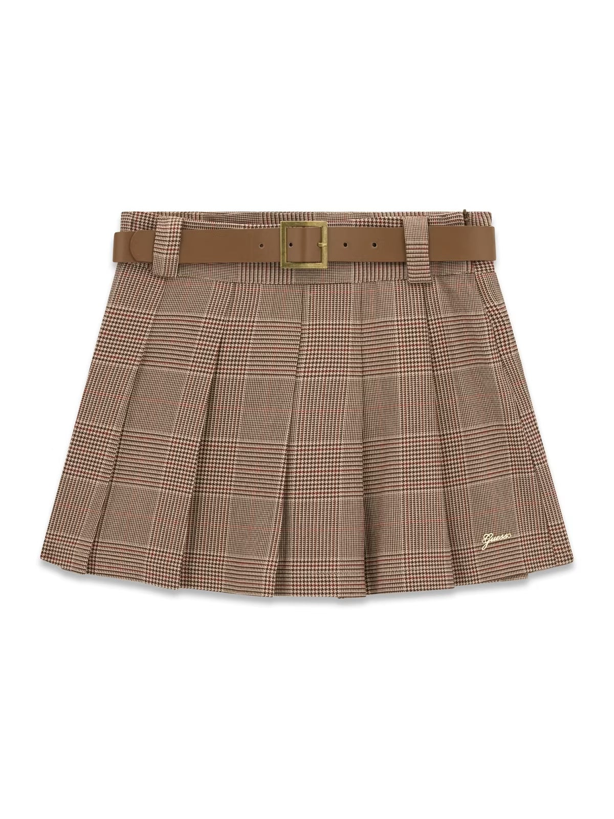 Saia Castanho Claro para Menina - GUESS