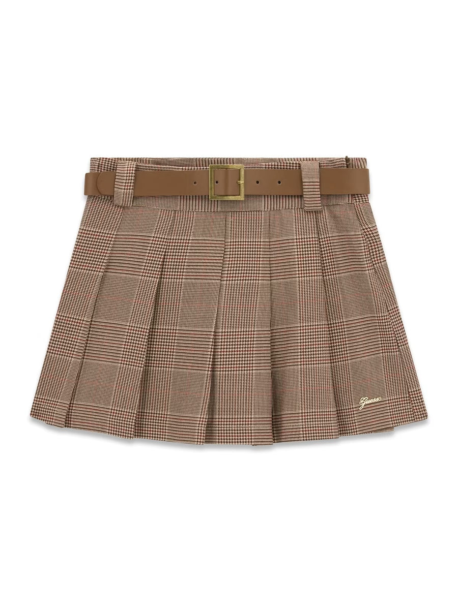Saia Castanho Claro para Menina - GUESS