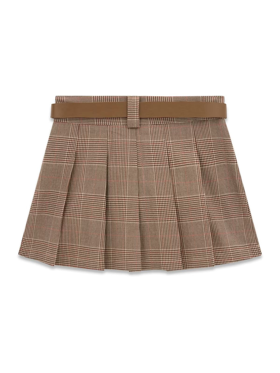 Saia Castanho Claro para Menina - GUESS