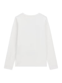 T-shirt M. Comp. Branco para Menina - GUESS