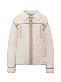 Blusão Creme / Pérola para Menina - GUESS