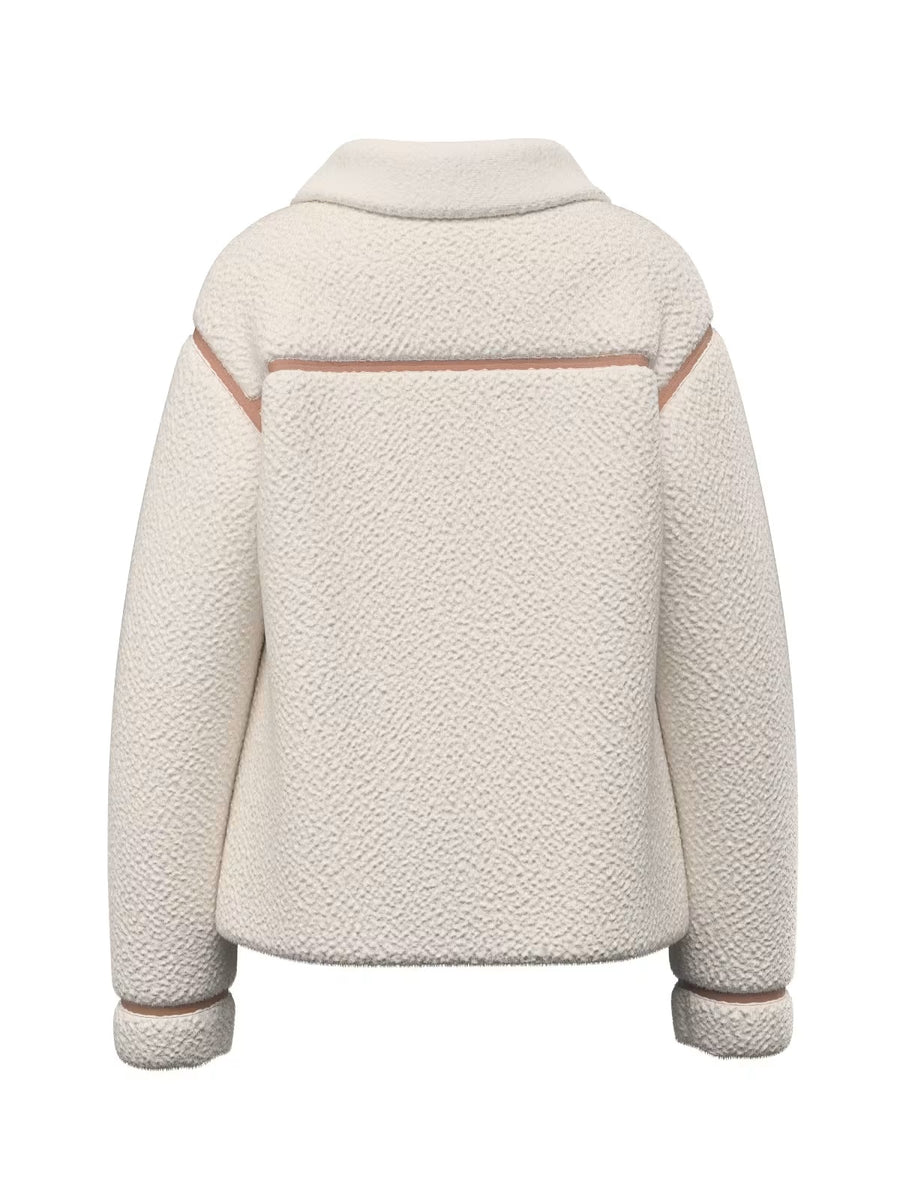 Blusão Creme / Pérola para Menina - GUESS