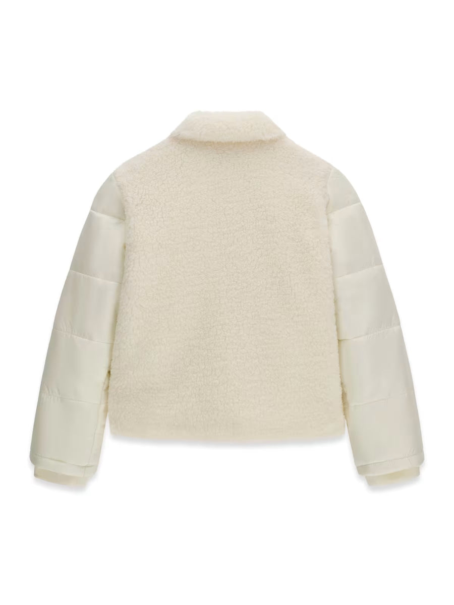 Blusão Creme / Pérola para Menina - GUESS