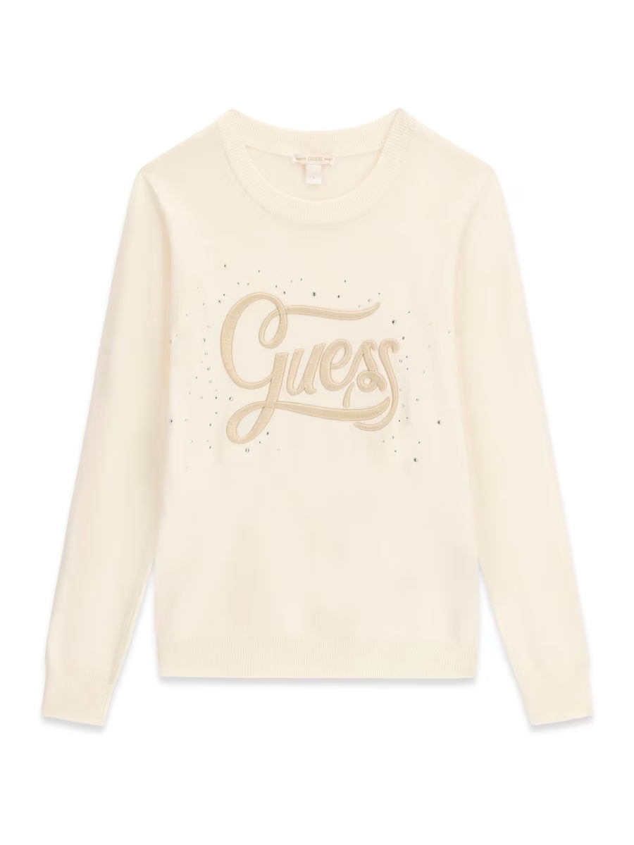Camisola Creme / Pérola para Menina - GUESS