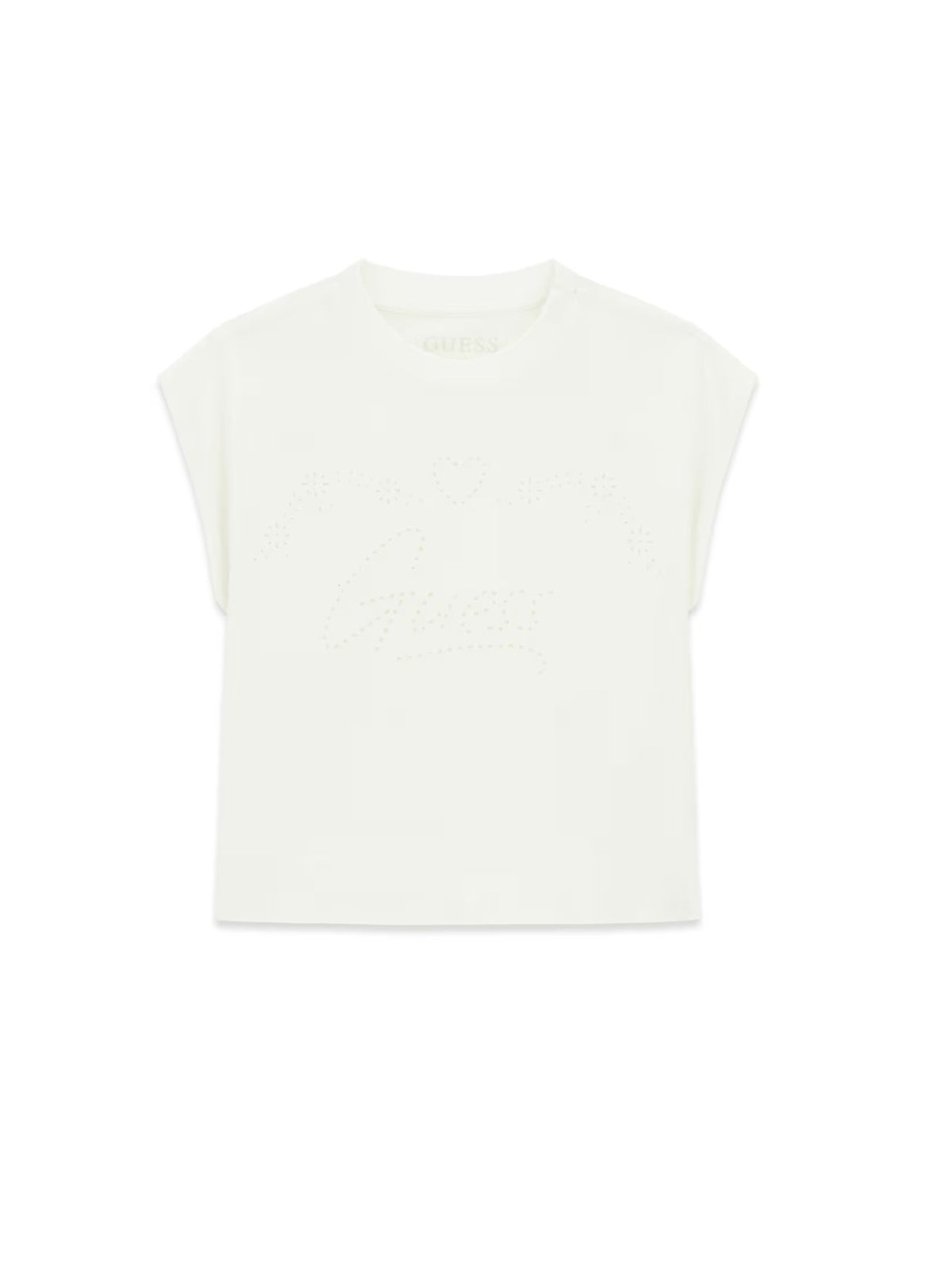 T-shirt Creme / Pérola para Menina - GUESS