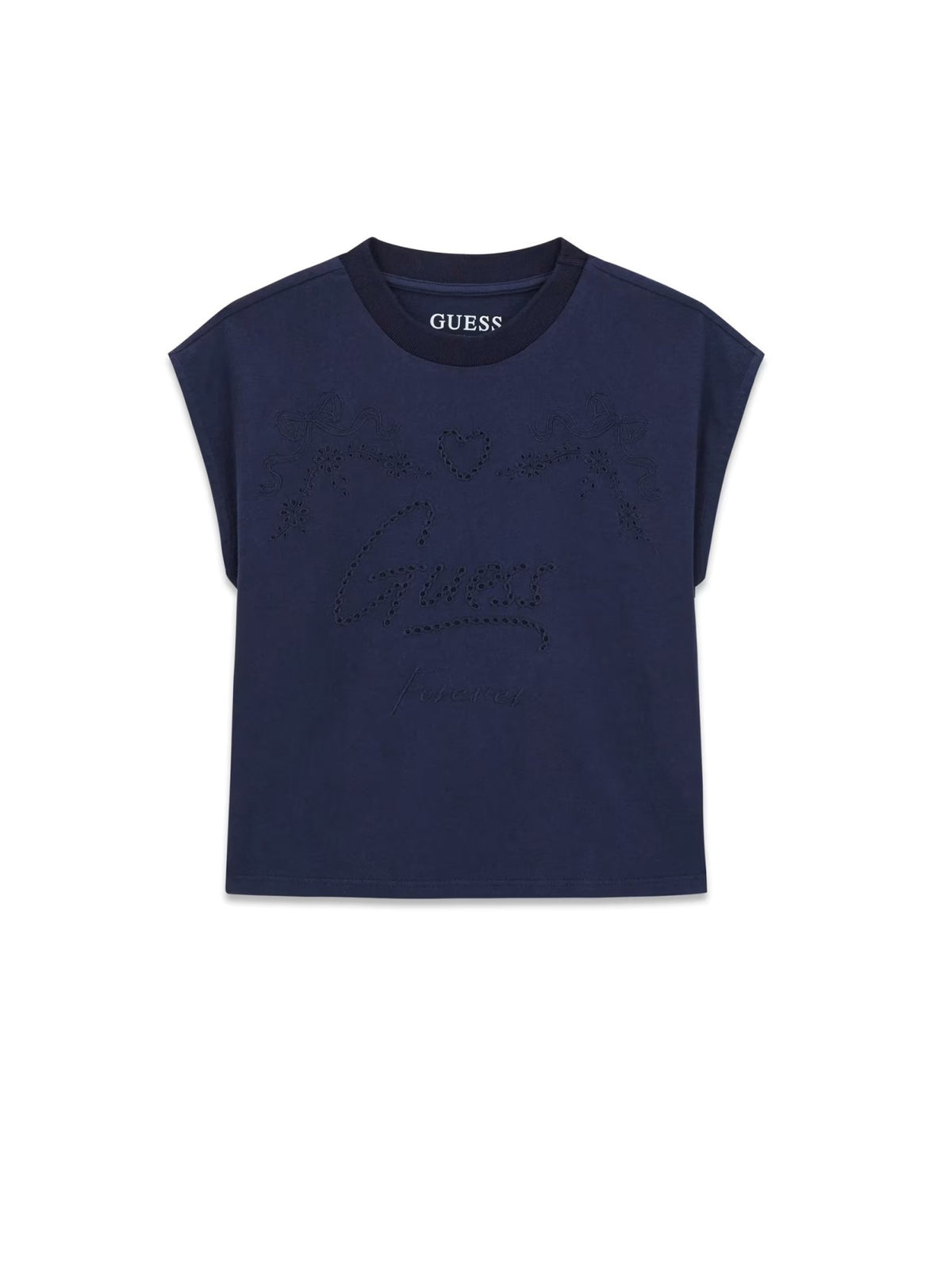 T-shirt Marinho para Menina - GUESS