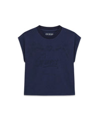 T-shirt Marinho para Menina - GUESS