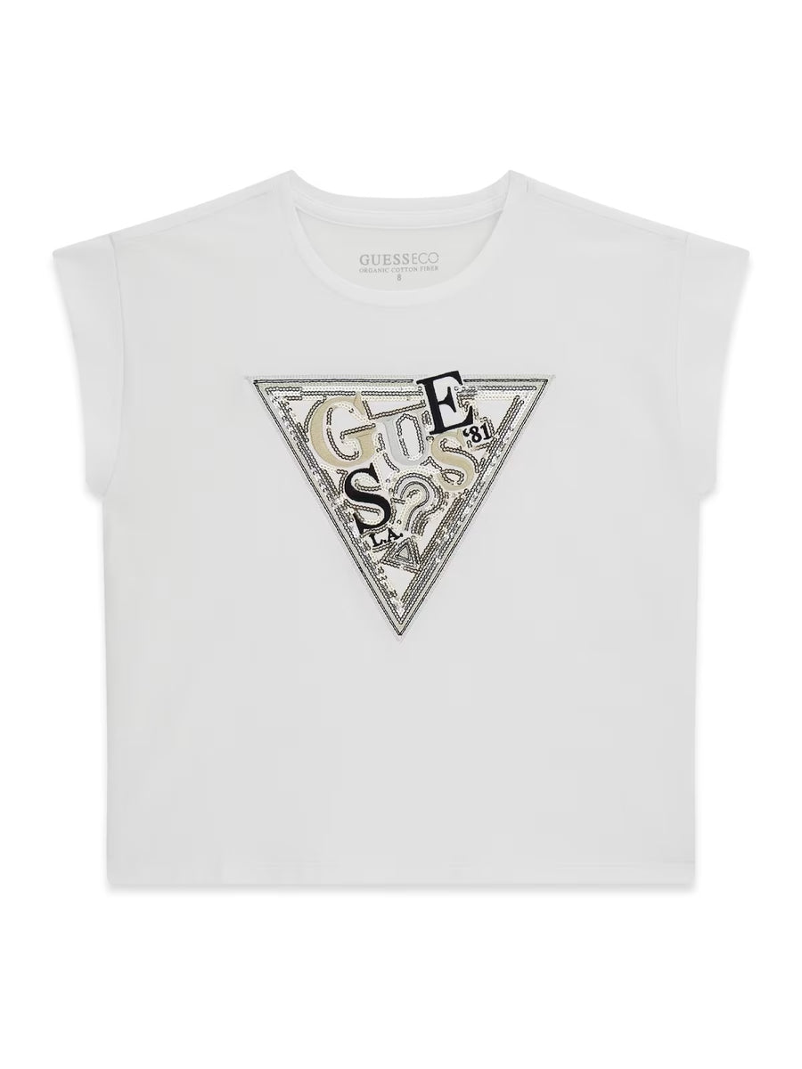 T-shirt Branco para Menina - GUESS