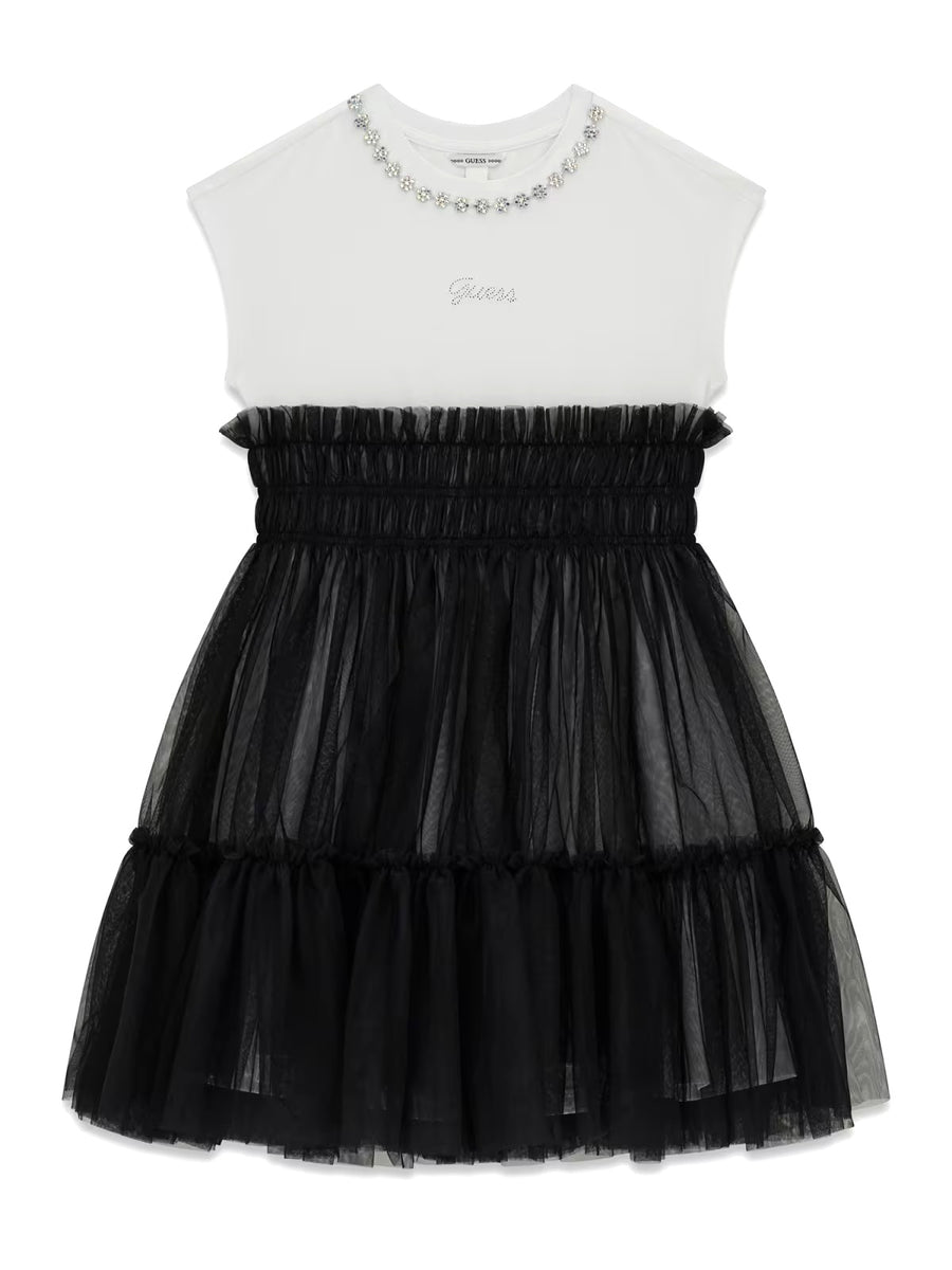Vestido Preto para Menina - GUESS