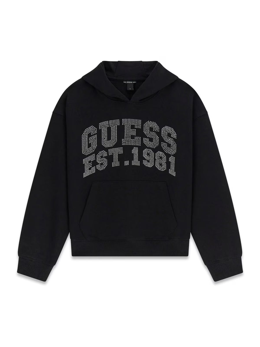 Sweat-shirt Preto para Menina - GUESS