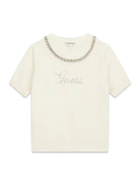 Camisola Creme / Pérola para Menina - GUESS