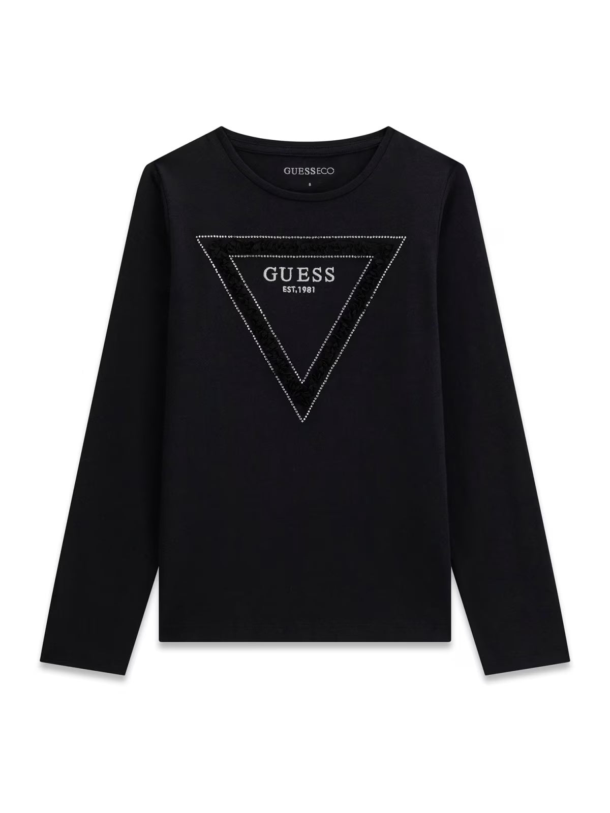 T-shirt M. Comp. Preto para Menina - GUESS