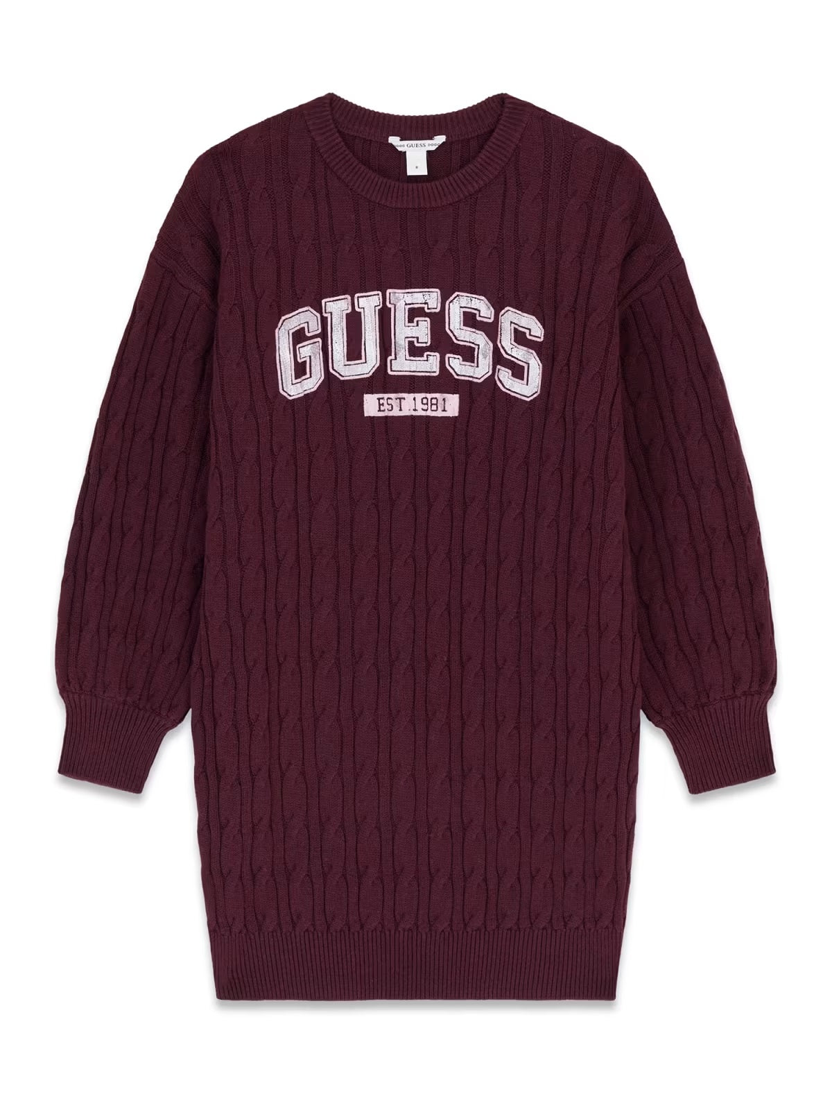 Vestido Bordeaux para Menina - GUESS