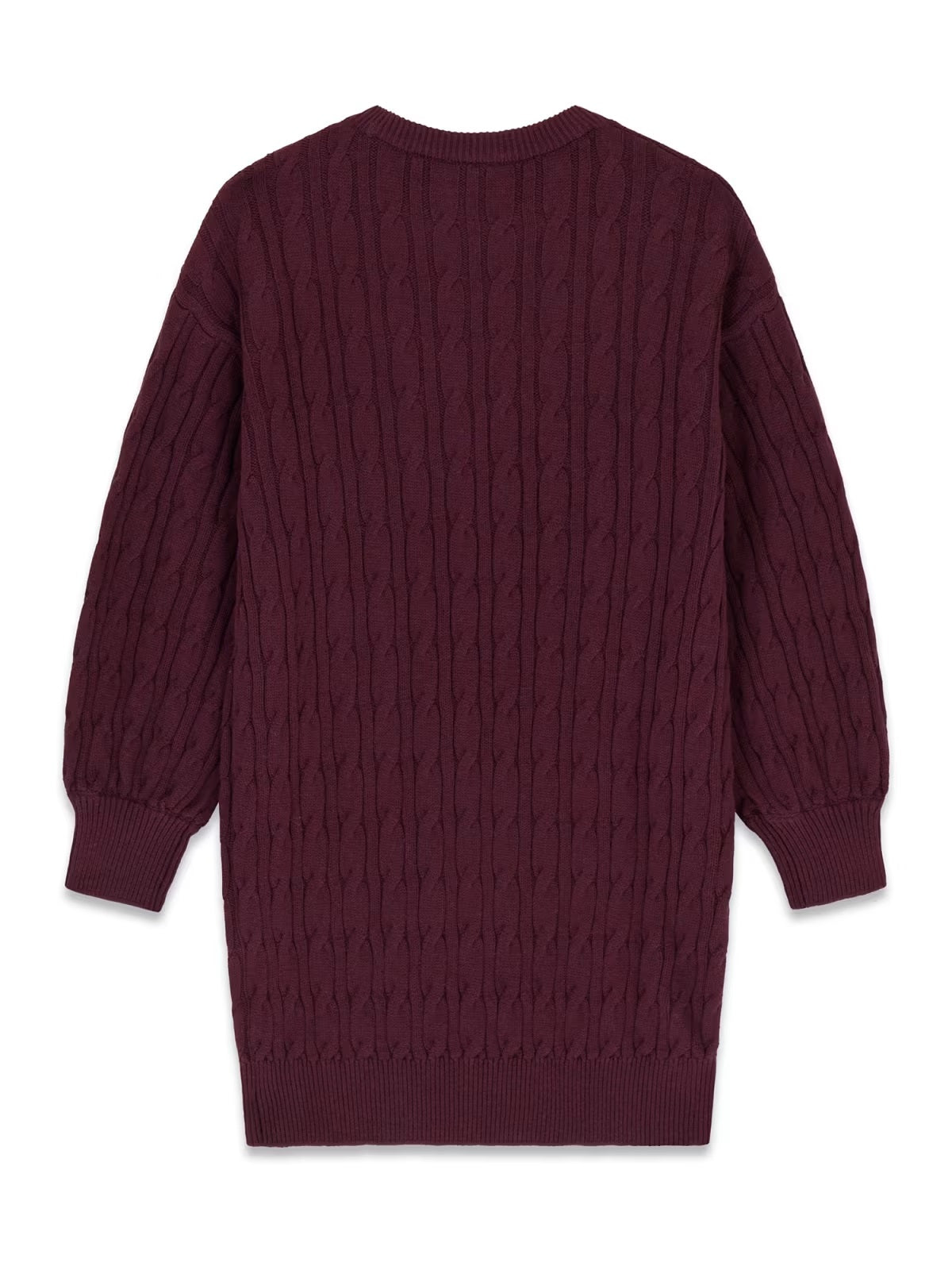 Vestido Bordeaux para Menina - GUESS