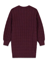Vestido Bordeaux para Menina - GUESS