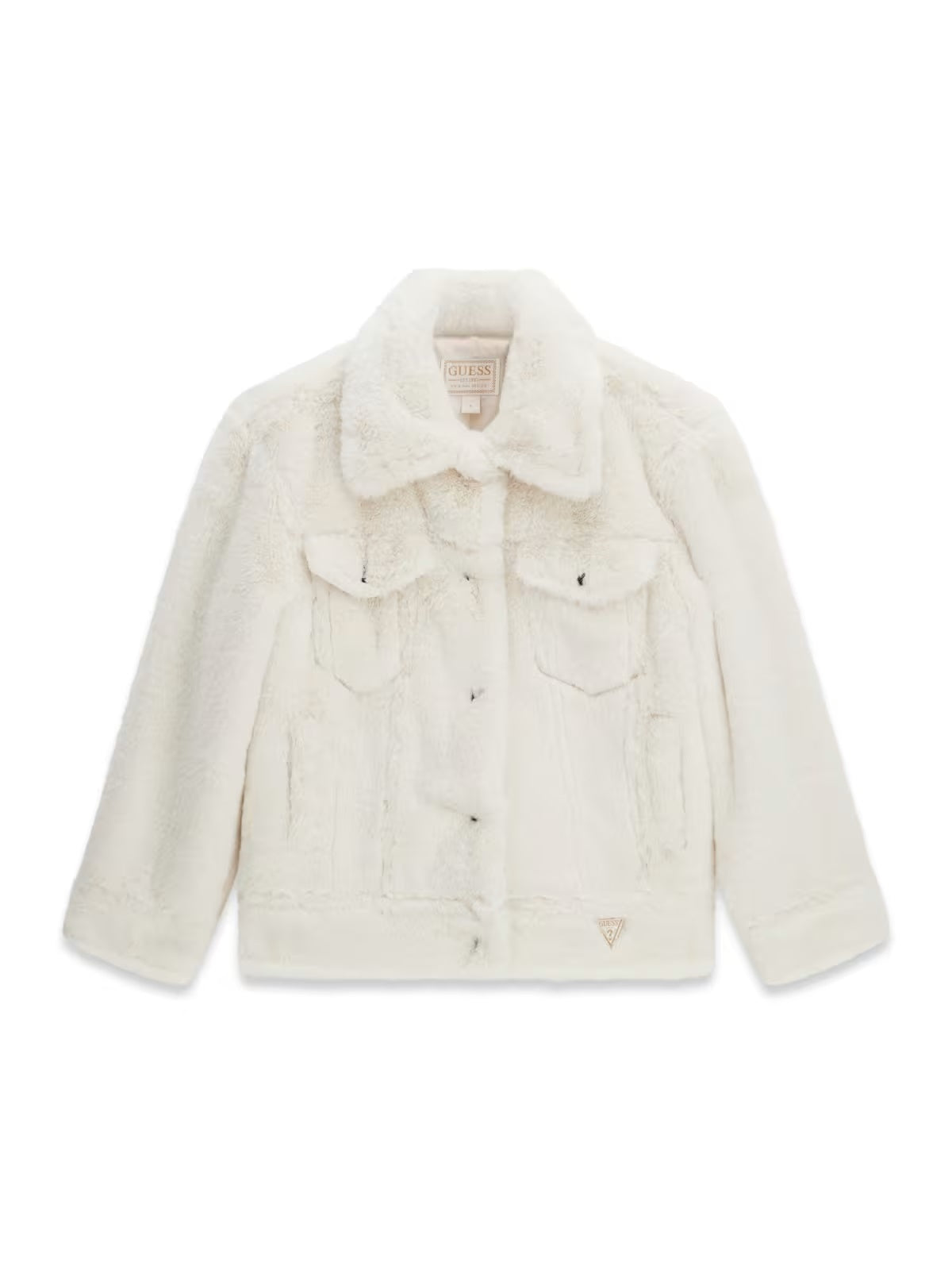 Blusão Creme / Pérola para Menina - GUESS