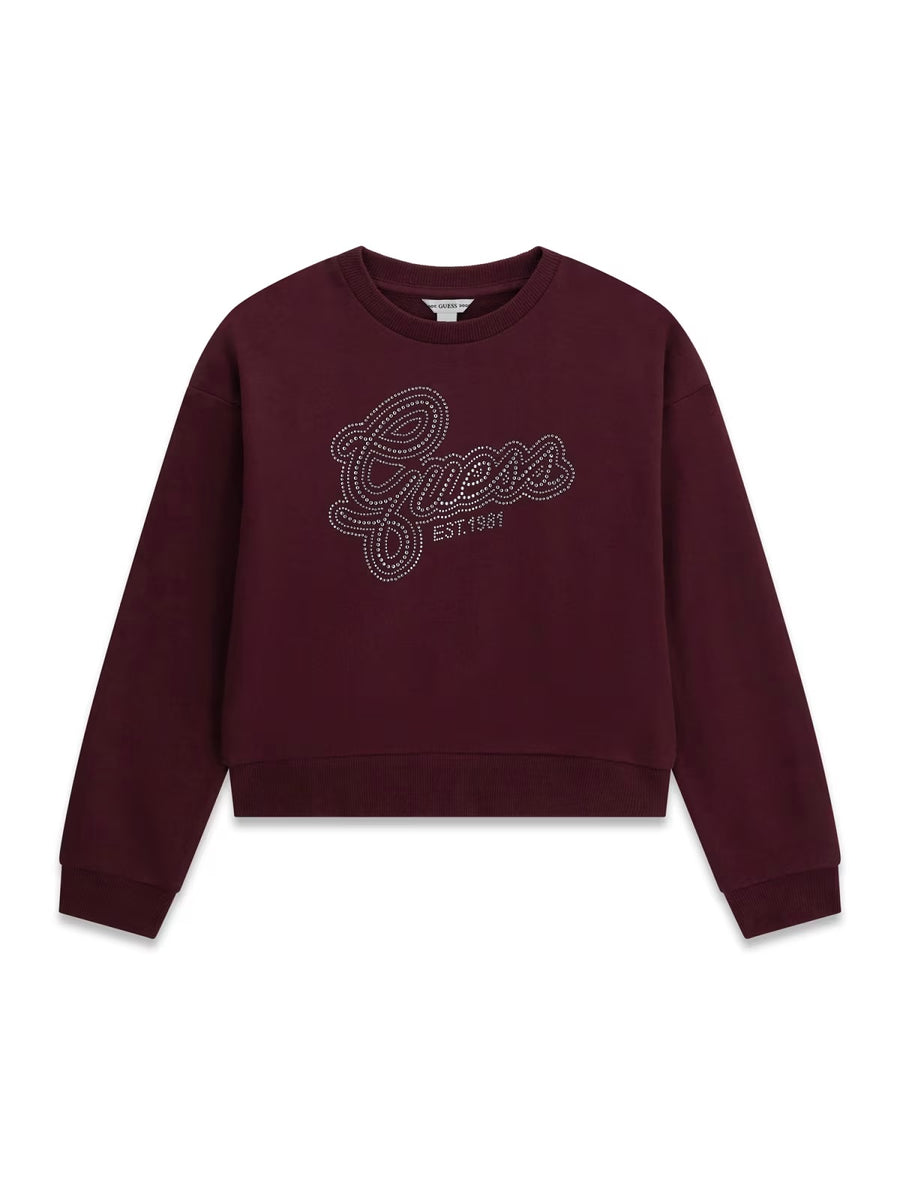 Sweat-shirt Bordeaux para Menina - GUESS