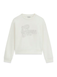 Sweat-shirt Creme / Pérola para Menina - GUESS