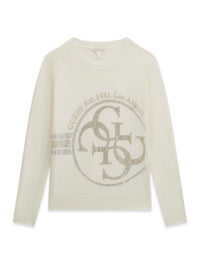 Camisola Creme / Pérola para Menina - GUESS