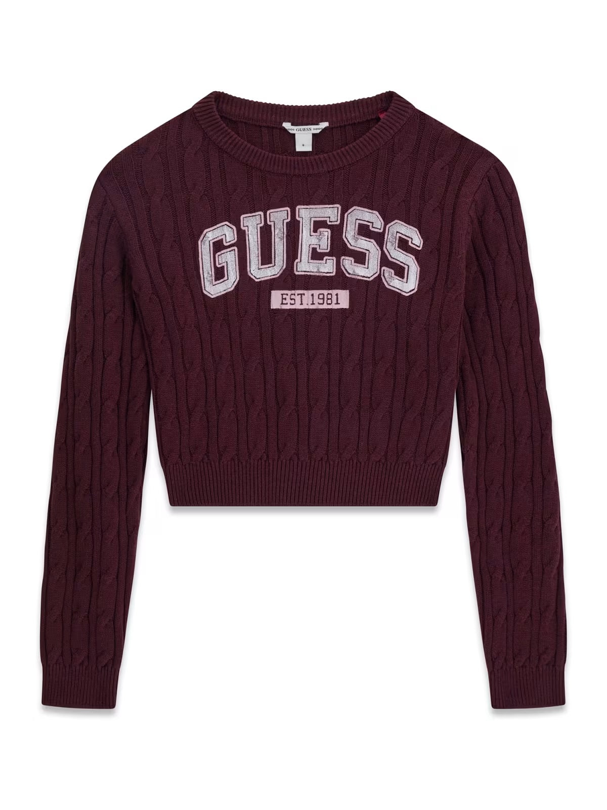 Camisola Bordeaux para Menina - GUESS