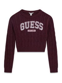 Camisola Bordeaux para Menina - GUESS