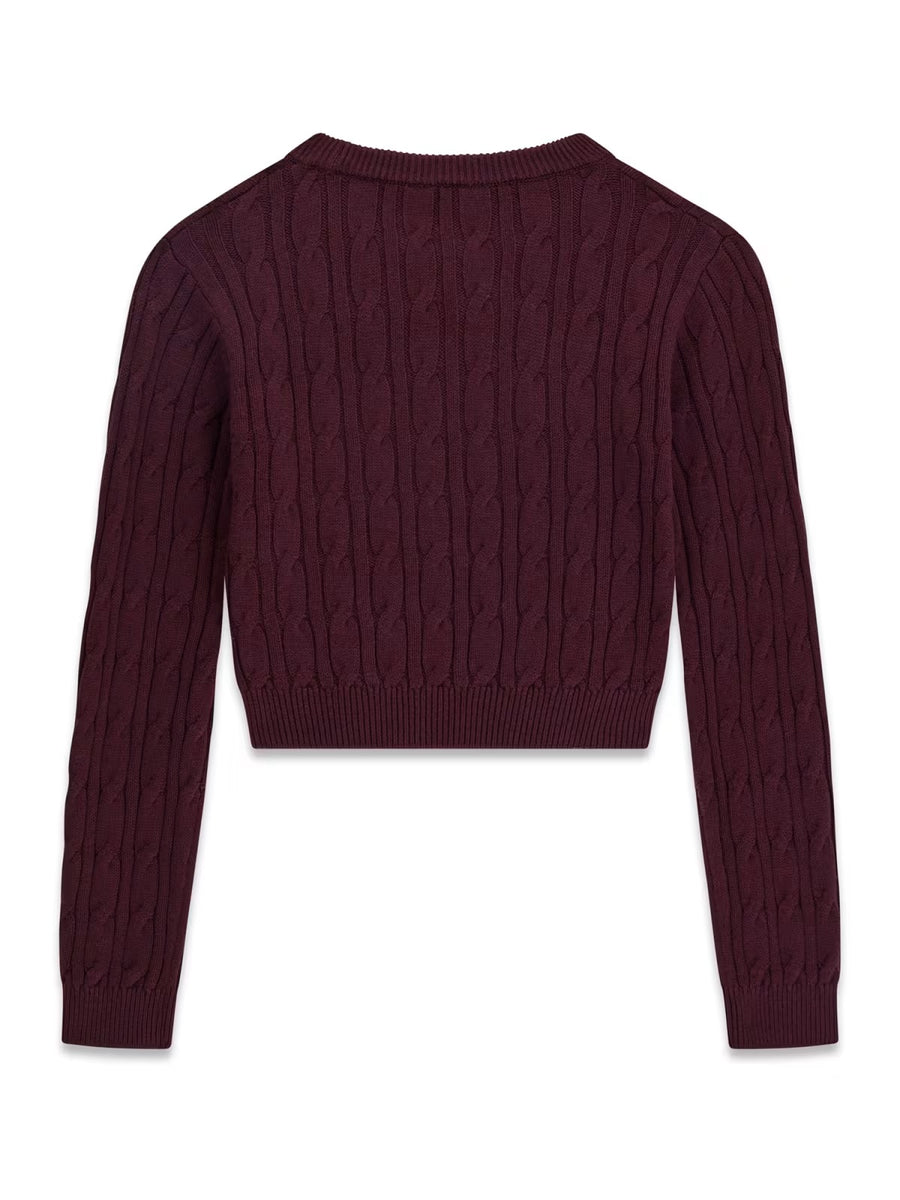 Camisola Bordeaux para Menina - GUESS