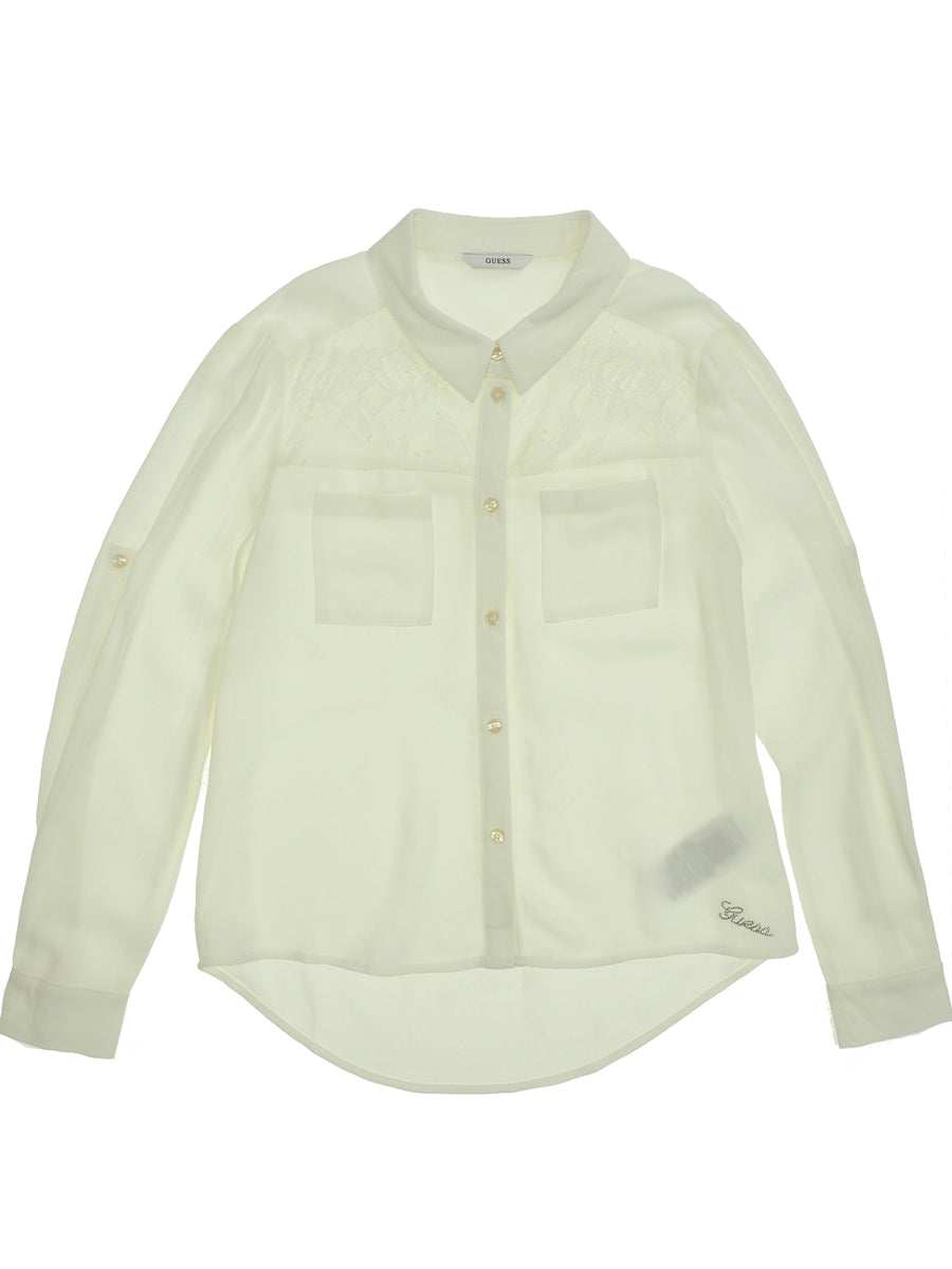 Blusa Branco para Menina - GUESS