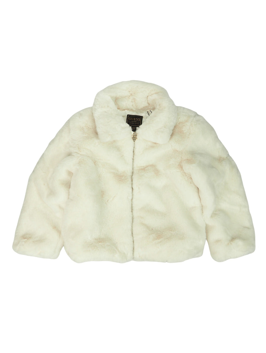 Blusão Creme / Pérola para Menina - GUESS