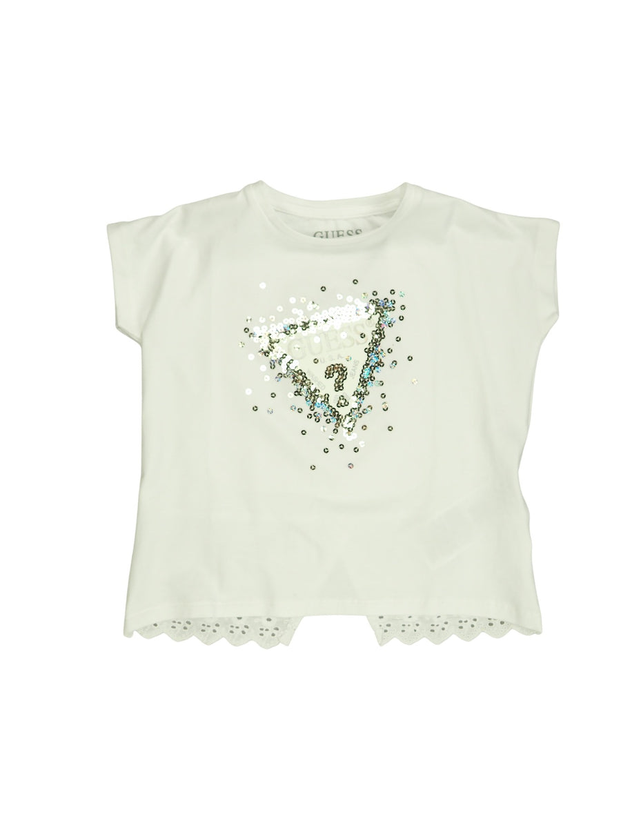 T-Shirt Branco para Menina - GUESS