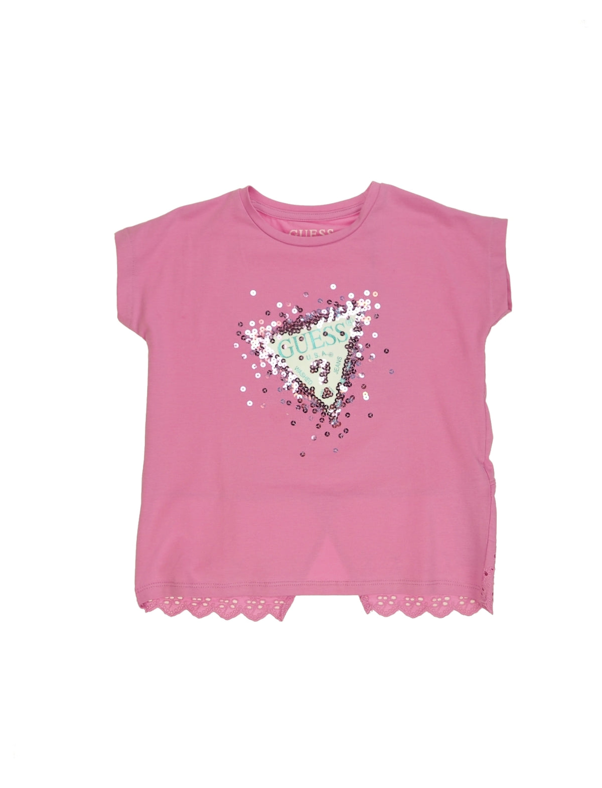 T-Shirt Rosa para Menina - GUESS