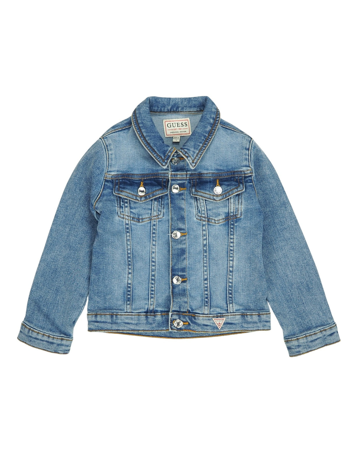 Blusão ganga Ganga c/ Lavagem para Menina - GUESS