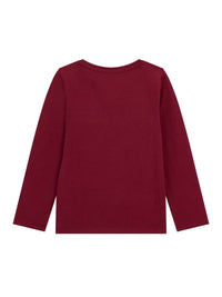 T-shirt M. Comp. Bordeaux para Menina - GUESS