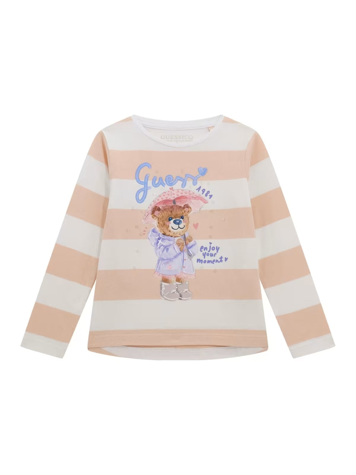 T-shirt M. Comp. Rosa para Menina - GUESS