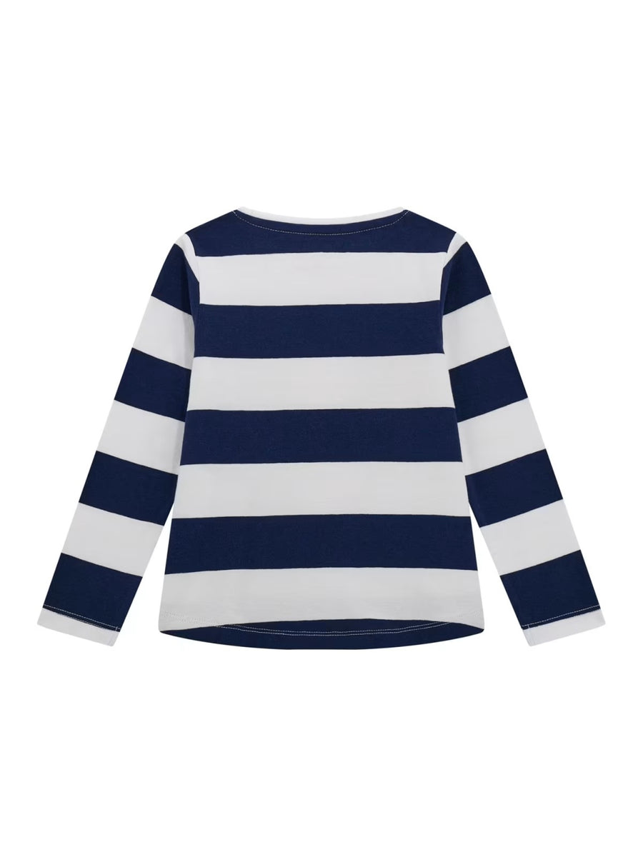 T-shirt M. Comp. Marinho para Menina - GUESS