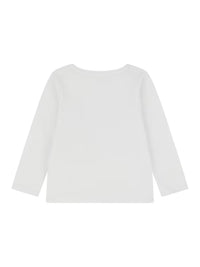 T-shirt M. Comp. Branco para Menina - GUESS