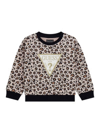 Sweat-shirt Castanho para Menina - GUESS