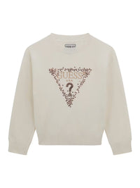 Camisola Creme / Pérola para Menina - GUESS