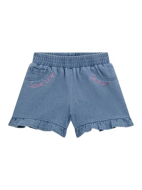 Calções Azul Céu para Menina - GUESS