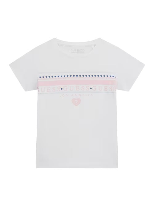 T-shirt Branco para Menina - GUESS