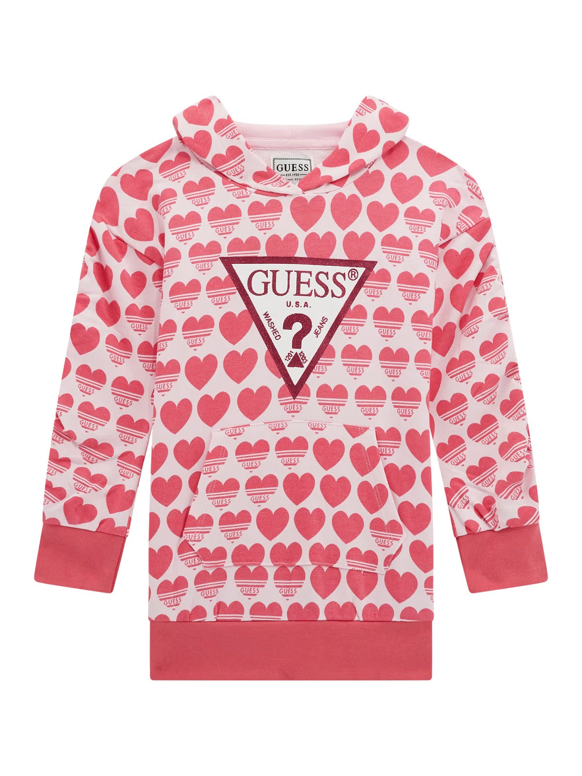 Vestido Fúcsia para Menina - GUESS