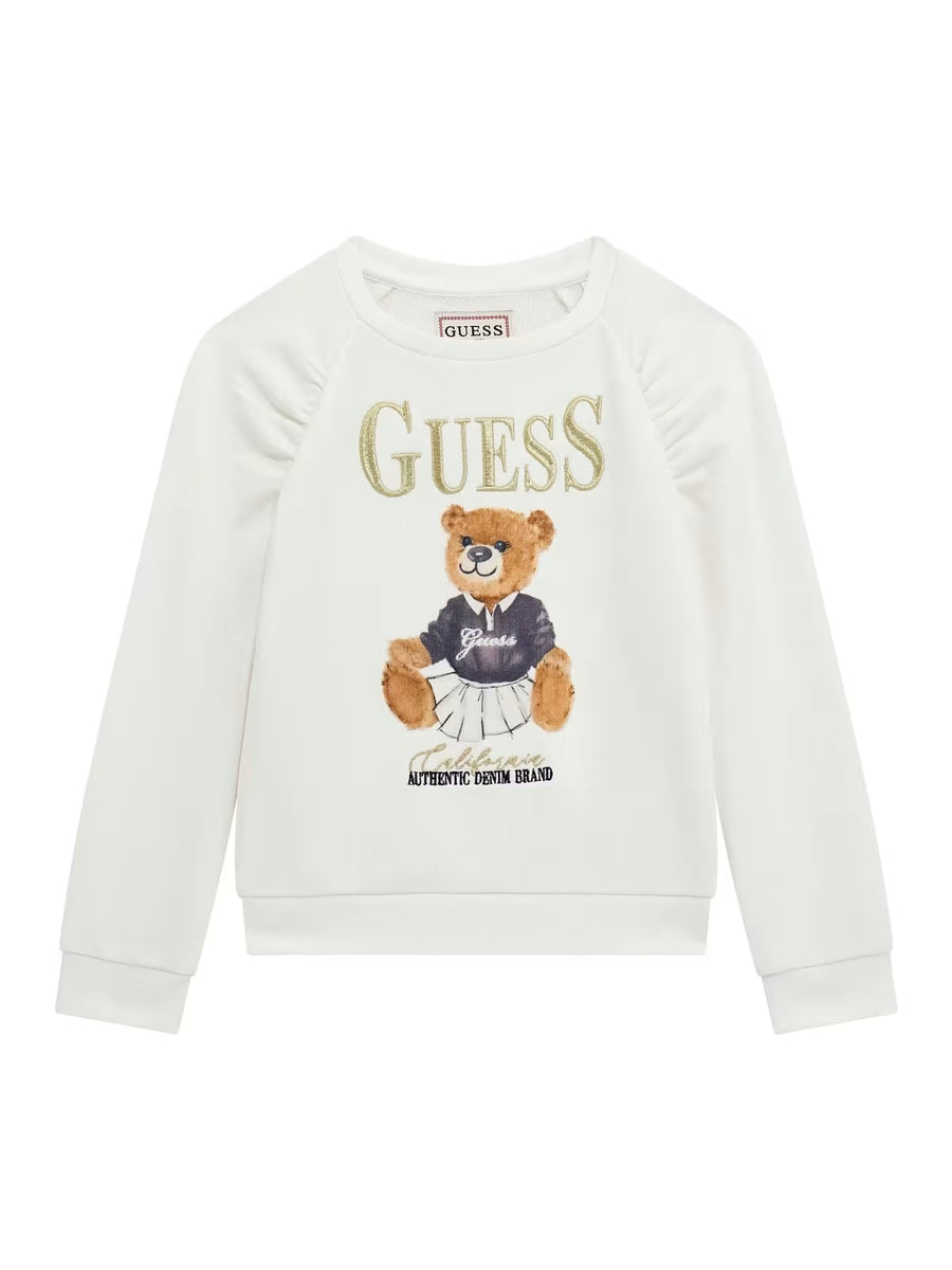 Sweat-shirt Branco para Menina - GUESS