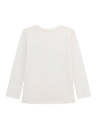 T-shirt M. Comp. Branco para Menina - GUESS