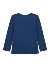 T-shirt M. Comp. Marinho para Menina - GUESS