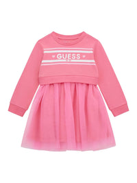 Vestido Rosa para Menina - GUESS