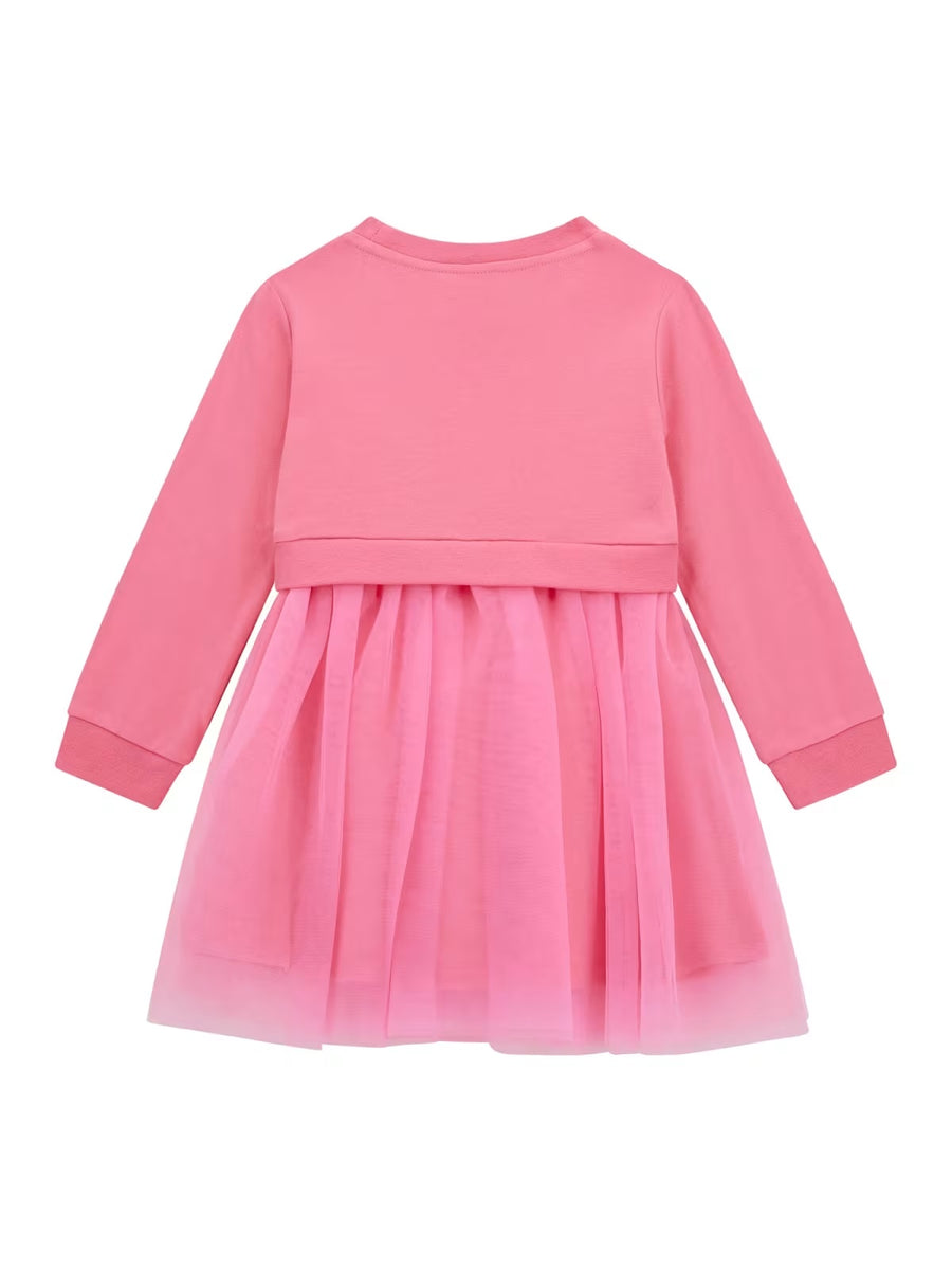 Vestido Rosa para Menina - GUESS