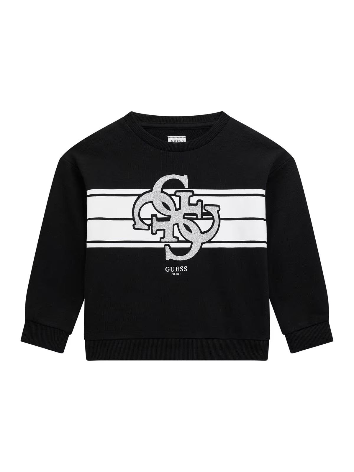 Sweat-shirt Preto para Menina - GUESS