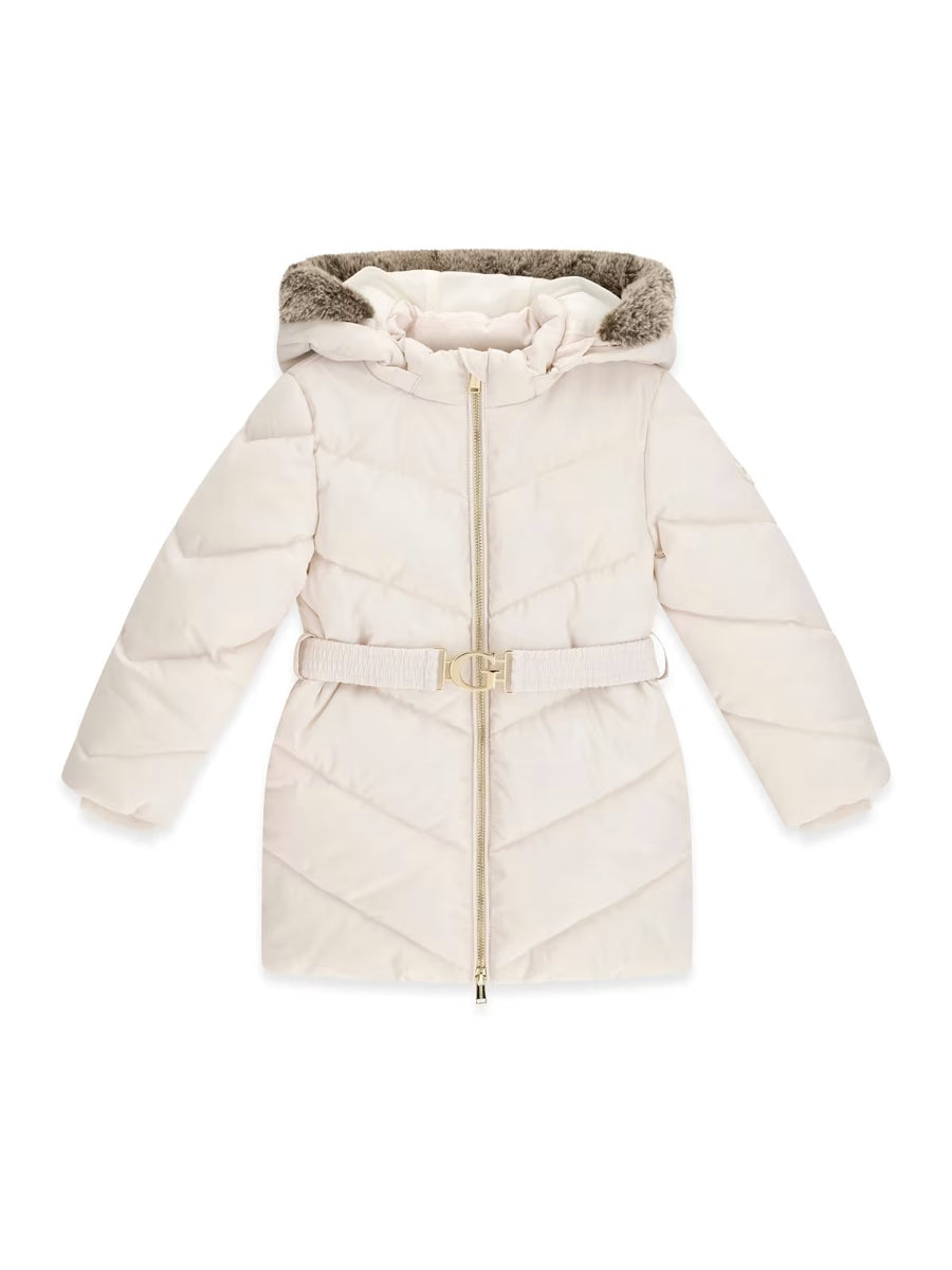 Blusão Creme / Pérola para Menina - GUESS