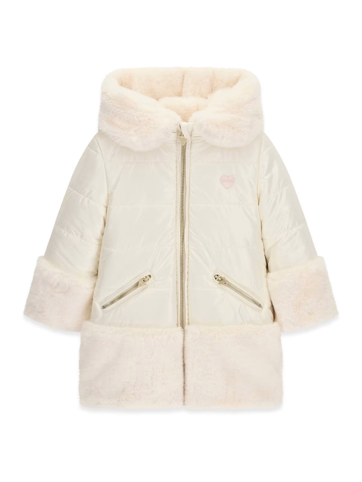 Blusão Creme / Pérola para Menina - GUESS